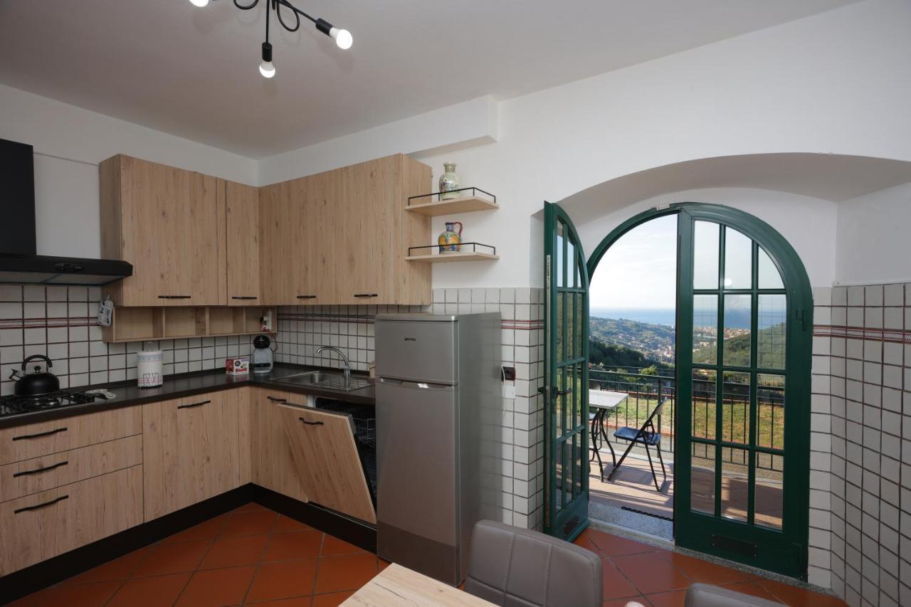 La Casa Col Portico Apartment Leivi Bagian luar foto