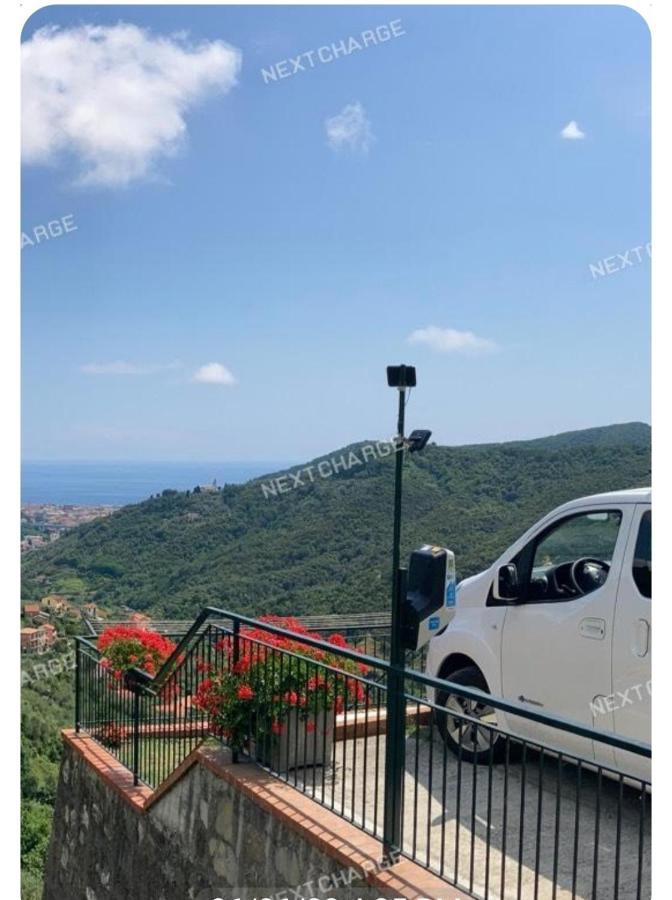 La Casa Col Portico Apartment Leivi Bagian luar foto